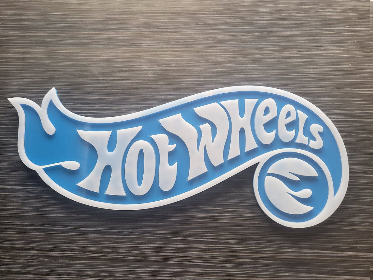 Hot Wheels Treasure Hunt Logo 3D sign