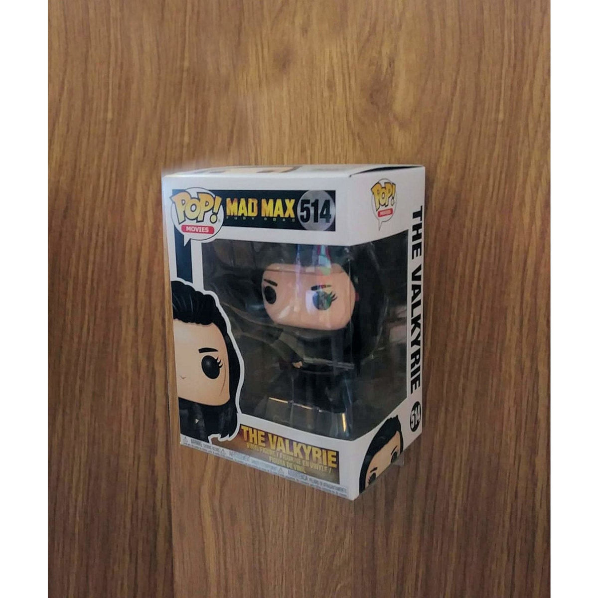 24 Pack: Clear Acrylic Wall Stand for Boxed Funko Pop Vinyl, Stick On, Single Floating, Shelf less, No Nails or Screws