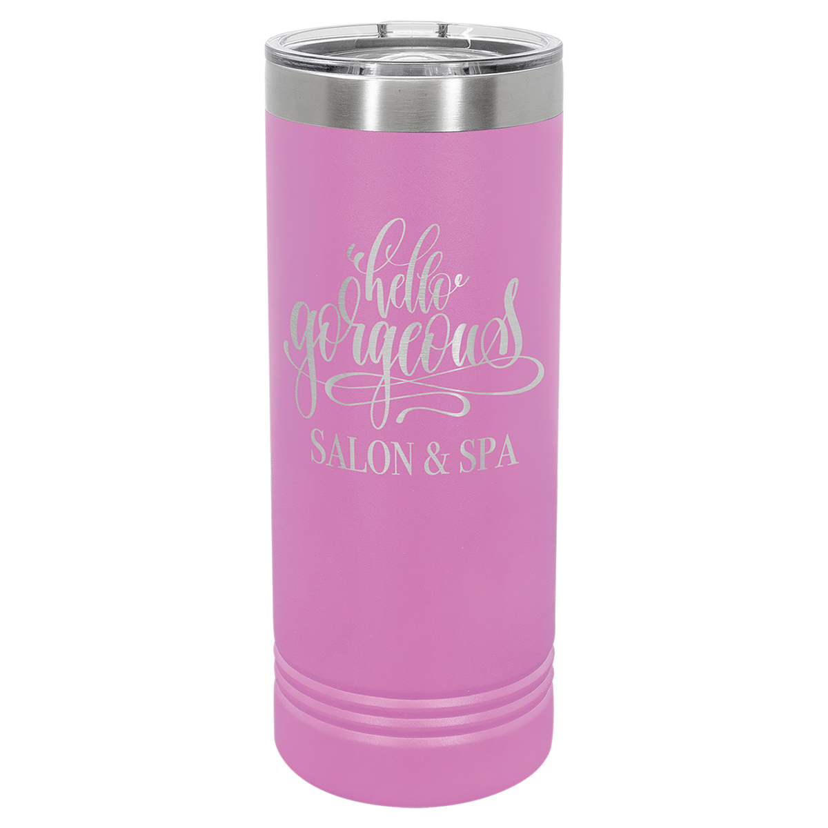22 oz. Skinny Tumbler with Slider Lid Any Name or Logo