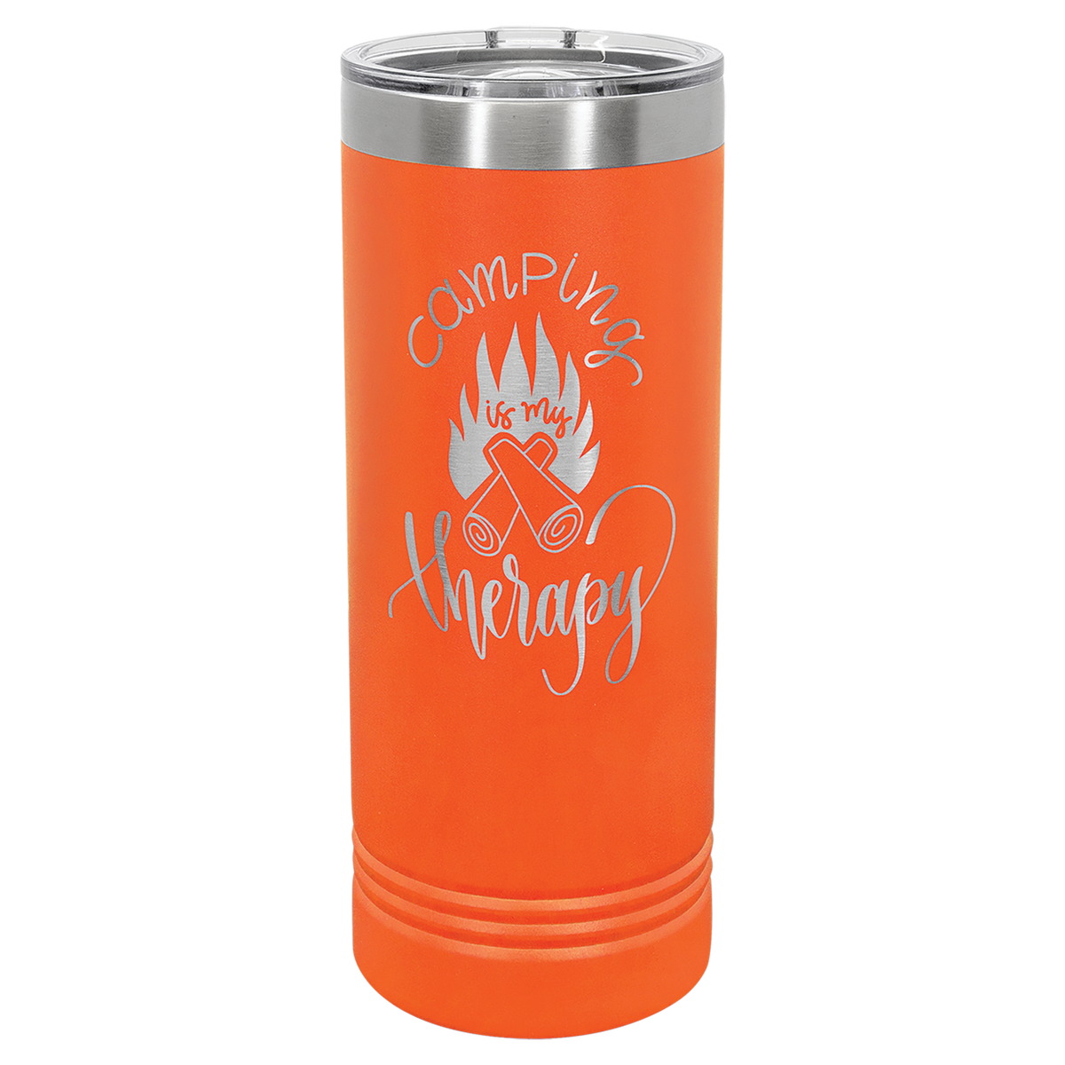 22 oz. Skinny Tumbler with Slider Lid Any Name or Logo