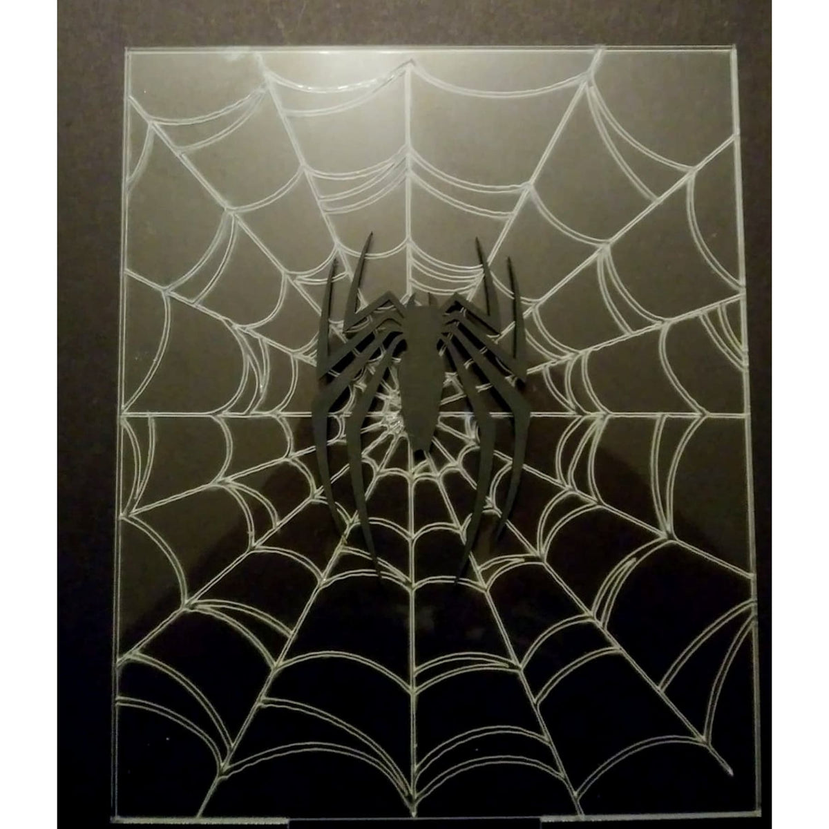 Acrylic LED Lamp Diorama, custom made for Spiderman, Black Panther, Iron Man, and more, many sizes...