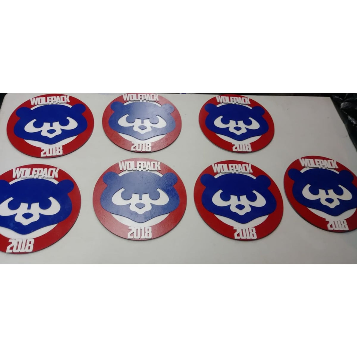 Custom Chicago Cubs Classic Logo Wall Decor