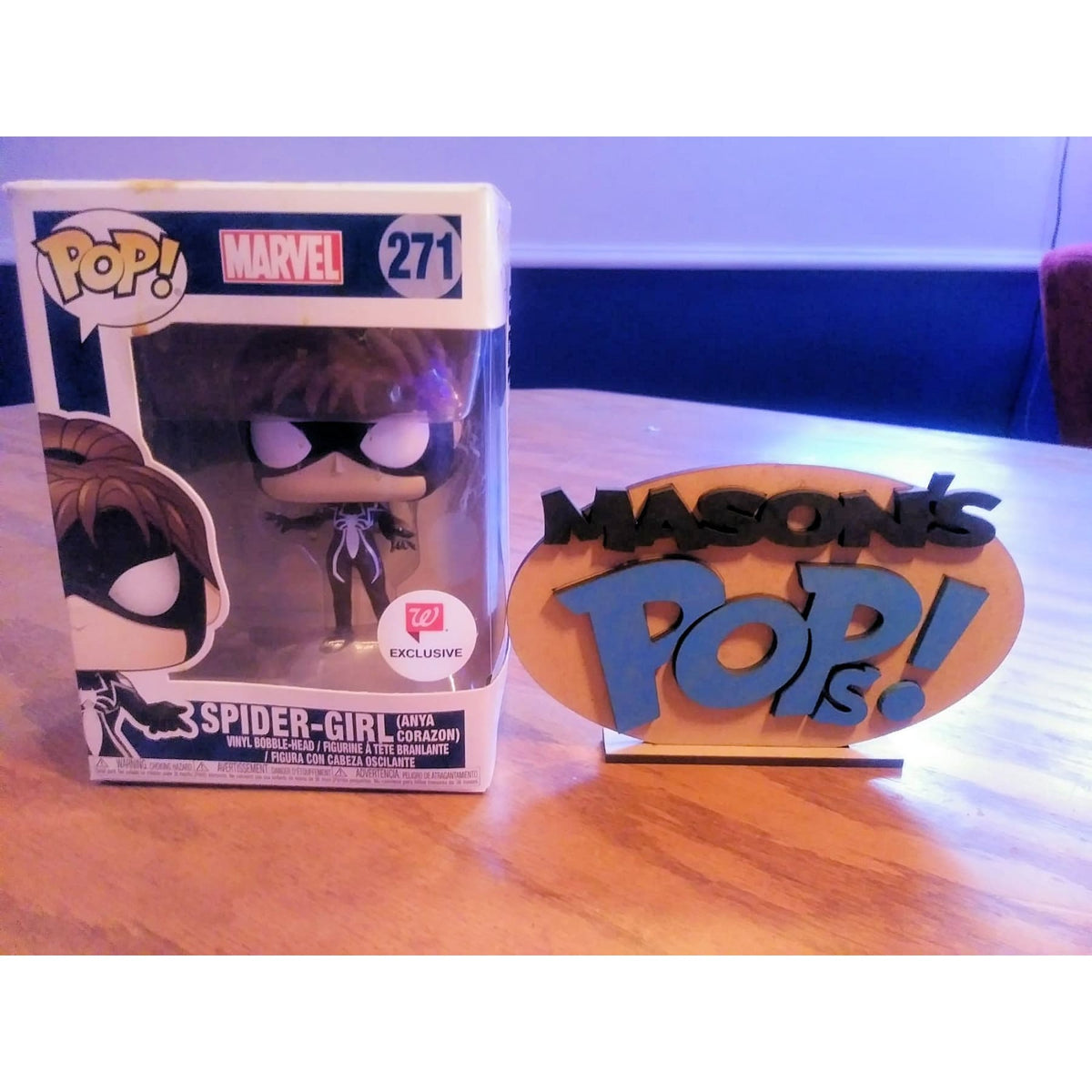 Funko Pop Custom Name Tag Display Logo